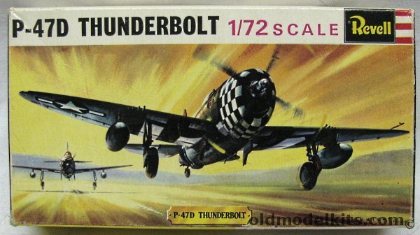 Revell 1/72 Republic P-47D Thunderbolt, H613 plastic model kit